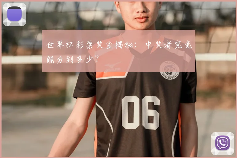 世界杯彩票奖金揭秘:中奖者究竟能分到多少?